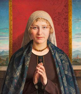 Angelus Prayer (olaj, vászon) alkotó: Domenico Maria Durante