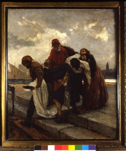 I Due Foscari, Domenico Morelli (1826-1901) festménye. alkotó: Domenico Morelli