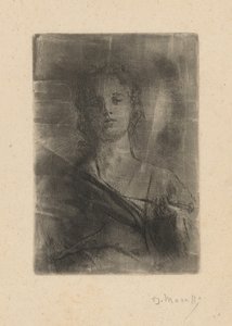 A gravírozás megszemélyesítése alkotó: Domenico Morelli