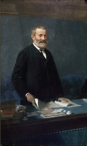Quintino Sella portréja (olaj, vászon)
