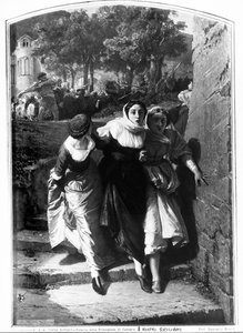 A szicíliai vesperás, 1843-1901 alkotó: Domenico Morelli