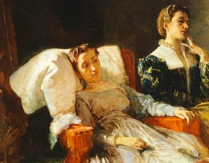 Torquato Tasso Felszabadított Jeruzsálemet olvas Eleonora d