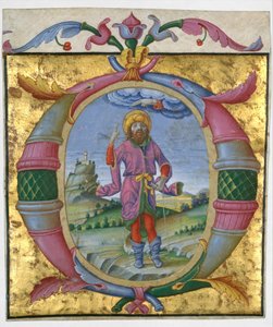David hurokban húzott lábával O-ban, kb. 1500.