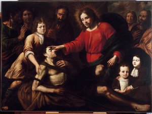 A vakok gyógyítása alkotó: Domenico Parodi