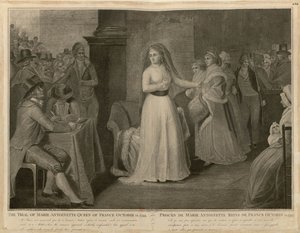 Marie Antoinette, Franciaország királynőjének pere, 1793. október 14.