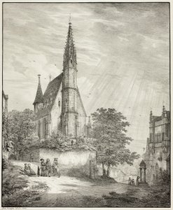 Kiderich templom Rheingauban alkotó: Domenico Quaglio
