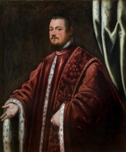 Nicolo Da Ponte portréja (1491-1585) – Peinture de Domenico Robustio dit Tintoretto (1560-1635), huile sur toile alkotó: Domenico Robusti Tintoretto