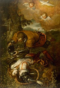 Tancred Baptizing Clorinda, 1586-1600 körül (olaj, vászon)