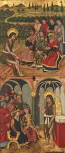 Keresztelő Szent János tablója életének jeleneteivel, 1464-1507.