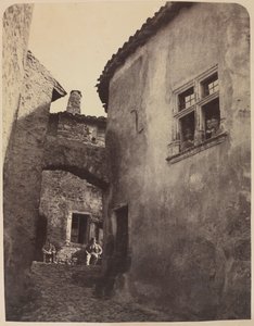 Kilátás egy falura, 1850-es évek vége. alkotó: Domini