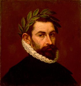 Alonso de Ercilla y Zuniga költő portréja, 1533-1594, 1576 és 1578 között. alkotó: Dominico El Greco