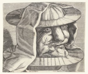 Groteszk fej sisakkal Arcimboldo stílusában Groteszk fej sisakkal Arcimboldo stílusában alkotó: Dominicus Custos