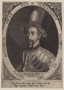 VI. Jakab skót király (metszet)