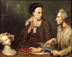 Önarckép Dominique Hermenttel (1730-77) 1769
