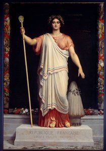 Dominique Papety (1815-1849) La Republique allegory of the French Republic (Franciaország) 1848