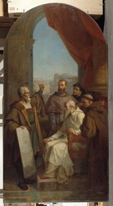 Építészet: Michelangelo Buonarroti olasz festő és szobrász, Michelangelo (Michelangelo vagy Michelangelo) alkotó: Dominique Magaud
