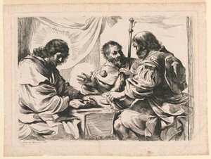 Vacsora Emmausban alkotó: Dominique Vivant Denon