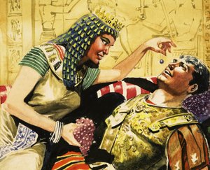 Kleopátra és Caesar