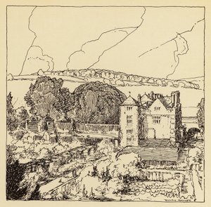 Cranborne Manor House (litográfia)