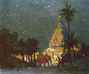 India (színes litográfia)