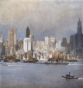 New York az öbölből (színes litó)