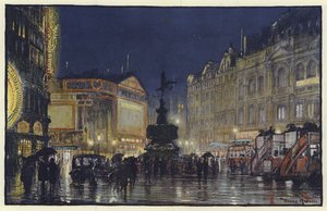 A Birodalom szíve, a Piccadilly Circus benyomása alkonyatkor
