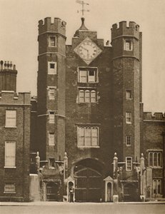 Téglakapu ház egy királyi vadászház számára St. James-ben, 1935 körül. alkotó: Donald McLeish
