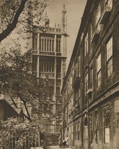 A Records Office Pinnacled tornya a Cliffords Inntől, 1935. alkotó: Donald McLeish
