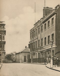 West End of Downing Street, No.10 és egy pillantás a külügyminisztériumba, 1935. alkotó: Donald McLeish