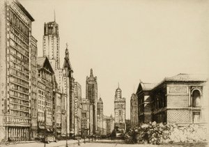 Chicago, Michigan Avenue no. 1 alkotó: Donald Shaw MacLaughlan