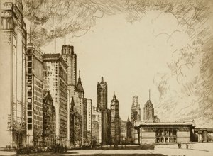 Chicago, Michigan Avenue 2. szám alkotó: Donald Shaw MacLaughlan