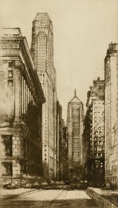 Chicago, Chicago szíve (esti) alkotó: Donald Shaw MacLaughlan