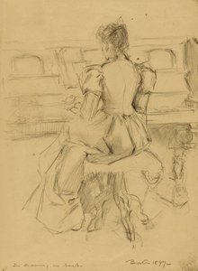 Ella a zongoránál alkotó: Donald Shaw MacLaughlan