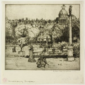 Luxembourg Gardens, Párizs alkotó: Donald Shaw MacLaughlan
