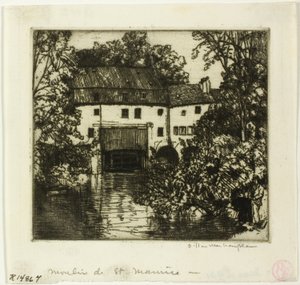 Moulin St. Maurice alkotó: Donald Shaw MacLaughlan
