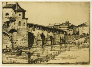 Ponte Ticino, Pavia alkotó: Donald Shaw MacLaughlan