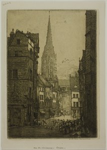 Rue du Chasseur, Rouen alkotó: Donald Shaw MacLaughlan