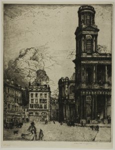 Saint Sulpice, Párizs: A nagy torony alkotó: Donald Shaw MacLaughlan