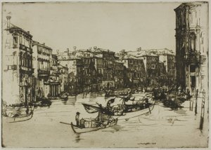 Piac, Velence alkotó: Donald Shaw MacLaughlan