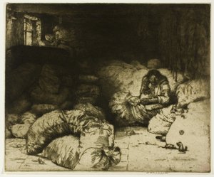 Az alvó rongyárus alkotó: Donald Shaw MacLaughlan