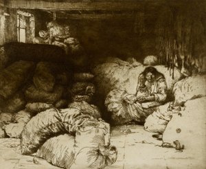 Az alvó rongyárus alkotó: Donald Shaw MacLaughlan