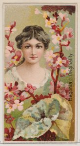 Begonia: Eredetiség, a Virágszépségek és a Virágnyelv N75 for Du... sorozatból, 1892.