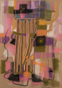 Ariadné cérna, 2002 (pasztell, bársonyos papíron)