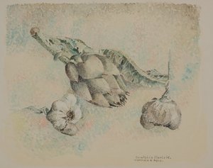 Articsóka és fokhagyma alkotó: Donatella Merlo