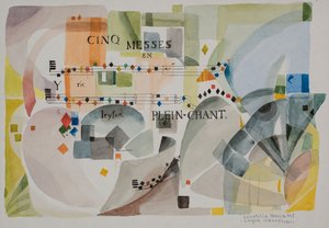 Öt mise 1701, 2007 (akvarell, papír) alkotó: Donatella Merlo