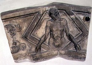A halott Krisztus (terrakotta) alkotó: Donatello