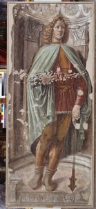 Férfi buzogánnyal, 1486 körül (vászonvászon freskó)