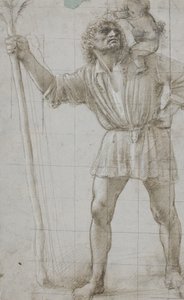 Szent Kristóf a Kis Jézussal alkotó: Donato Bramante