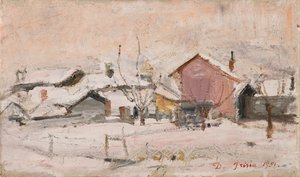 Vihar Bardonecchia-ban alkotó: Donato Frisia