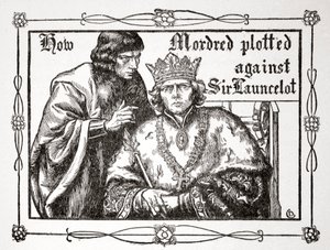 „Hogyan szőtt össze Mordred Sir Launcelot ellen”, 1905.